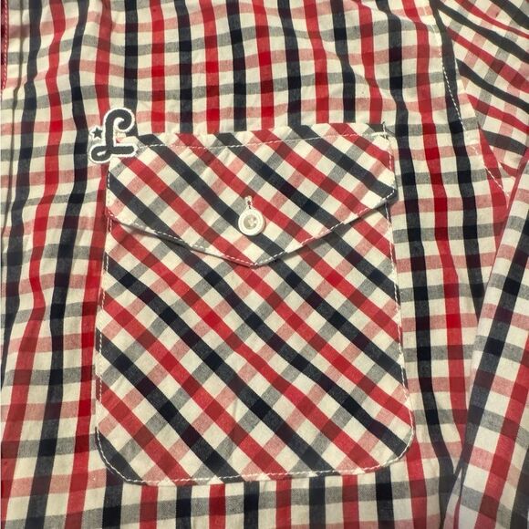 L.R.G. Lifted Research Casual Shirt Mens XL Multi Striped Long Sleeve New - Picture 6 of 7